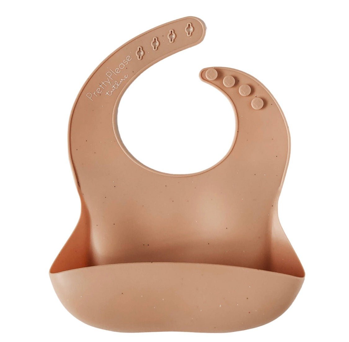 Silicone Bib | Black + White Speckle Oat BibPretty PleaseTAYLOR + MAX