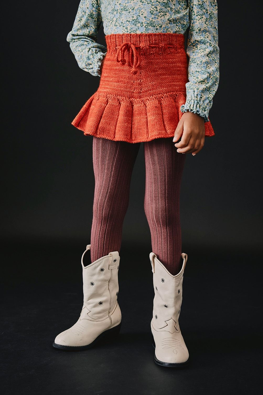 Skating Pond Skirt | Red Flame - Girl Skirt TAYLOR + MAX