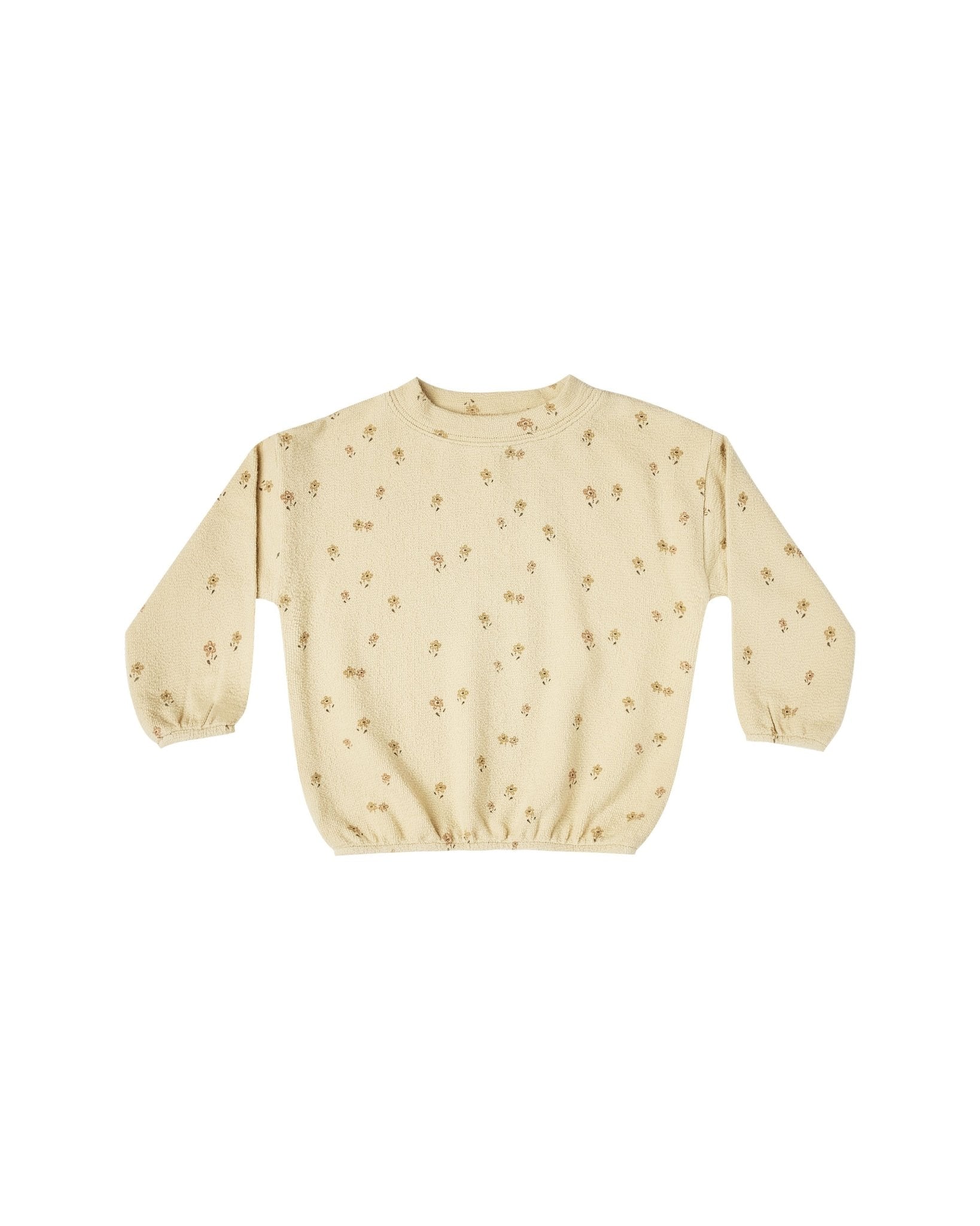 Slouchy Pullover | Little Flower topRylee + CruTAYLOR + MAX