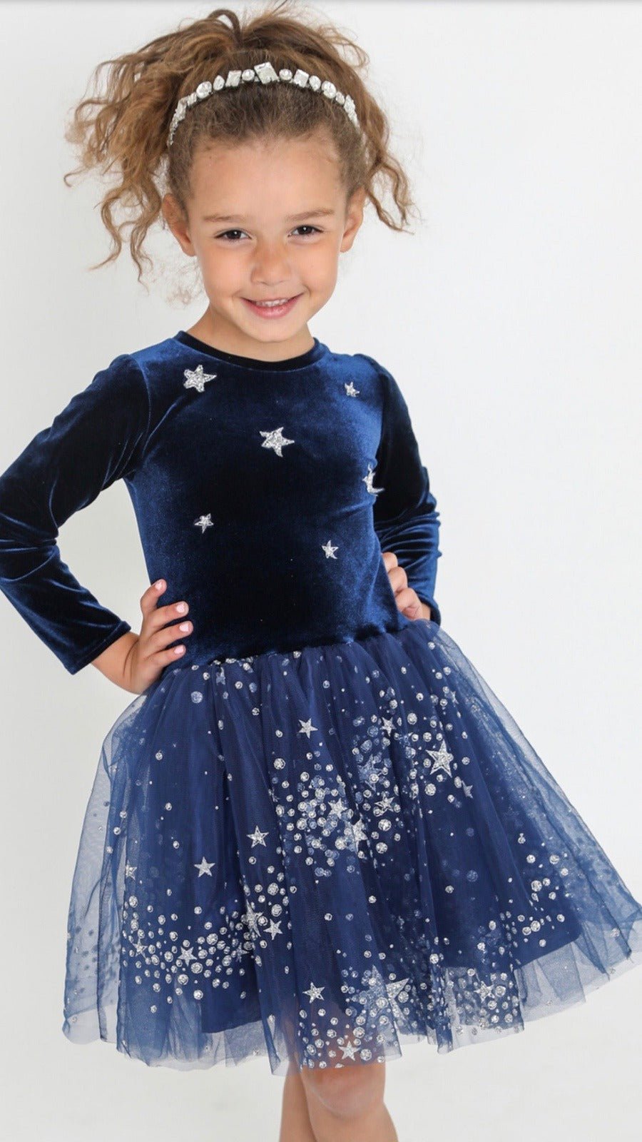 Velvet Star Dress Girl DressHalabalooTAYLOR + MAX